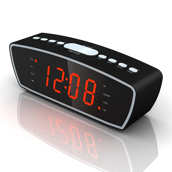 Telephone Radio Alarm Clock 丨YM-185-Black